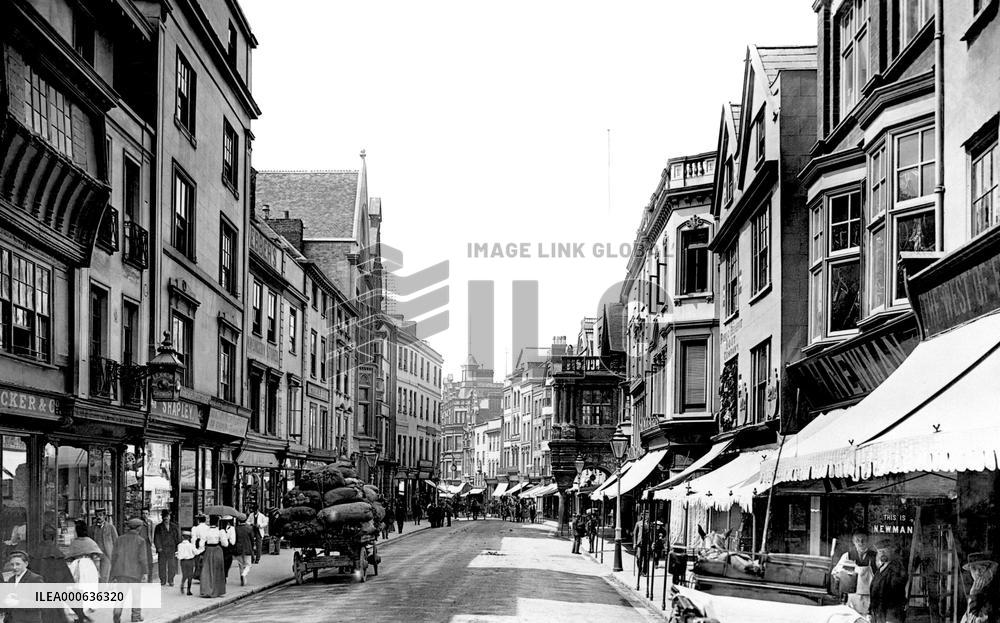 Exeter, High Street 1896