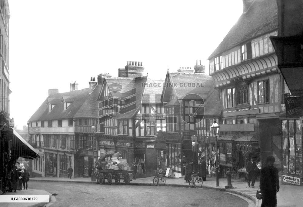 Shrewsbury, Wyle Cop 1896