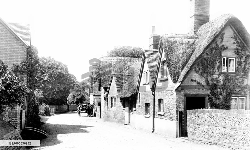Goring, Thatched Cottage 1896