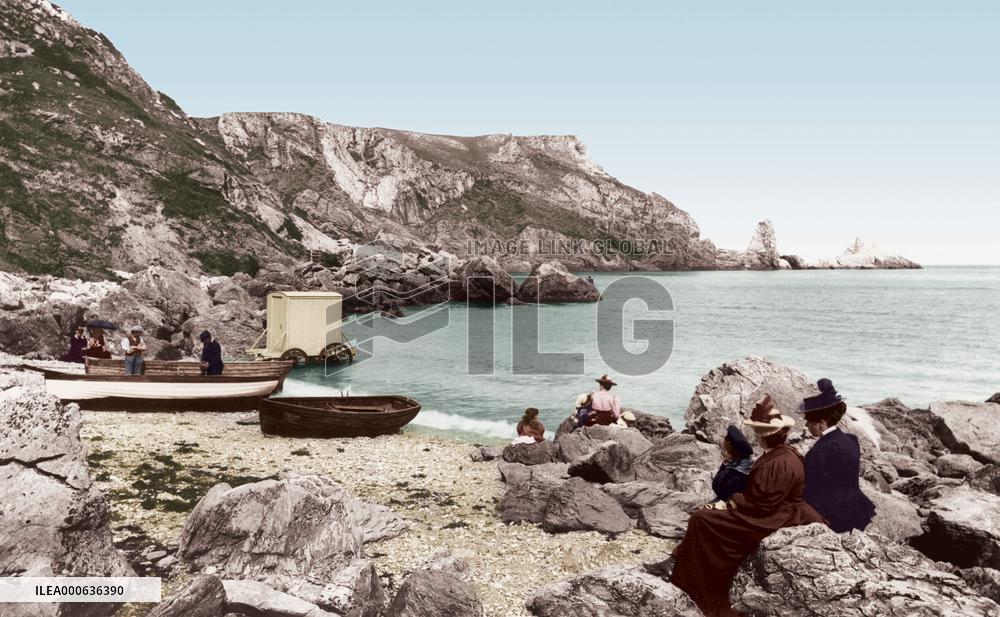 Torquay, Anstey's Cove 1896