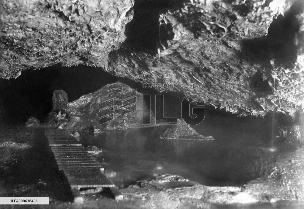 Wookey Hole, the Cave, Lake and Island 1896