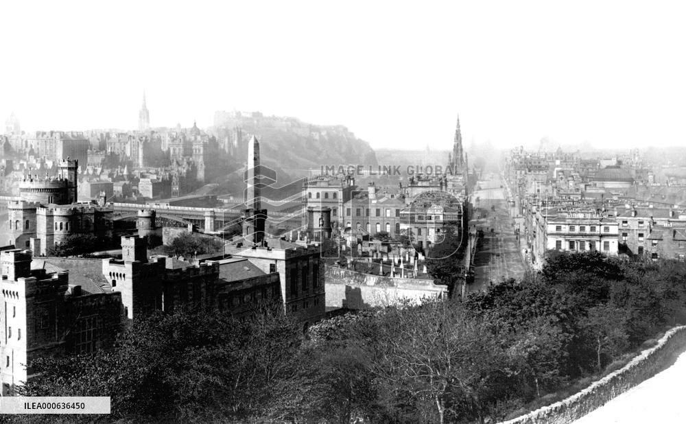 Edinburgh, from Calton Hill 1897