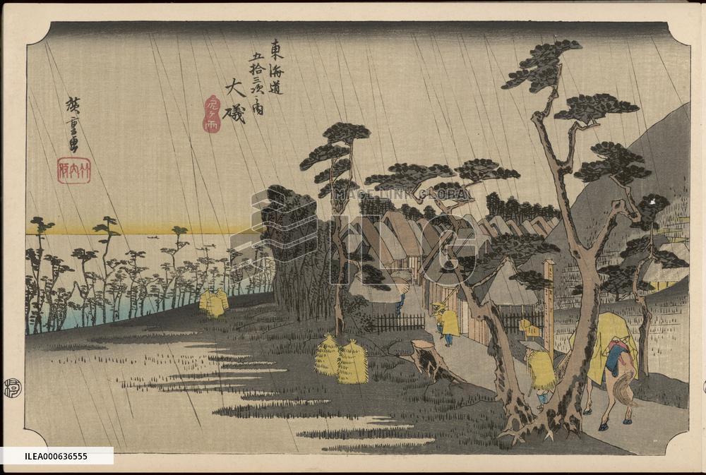 Hiroshige - 53 Stations of the Tokaido - Print 9