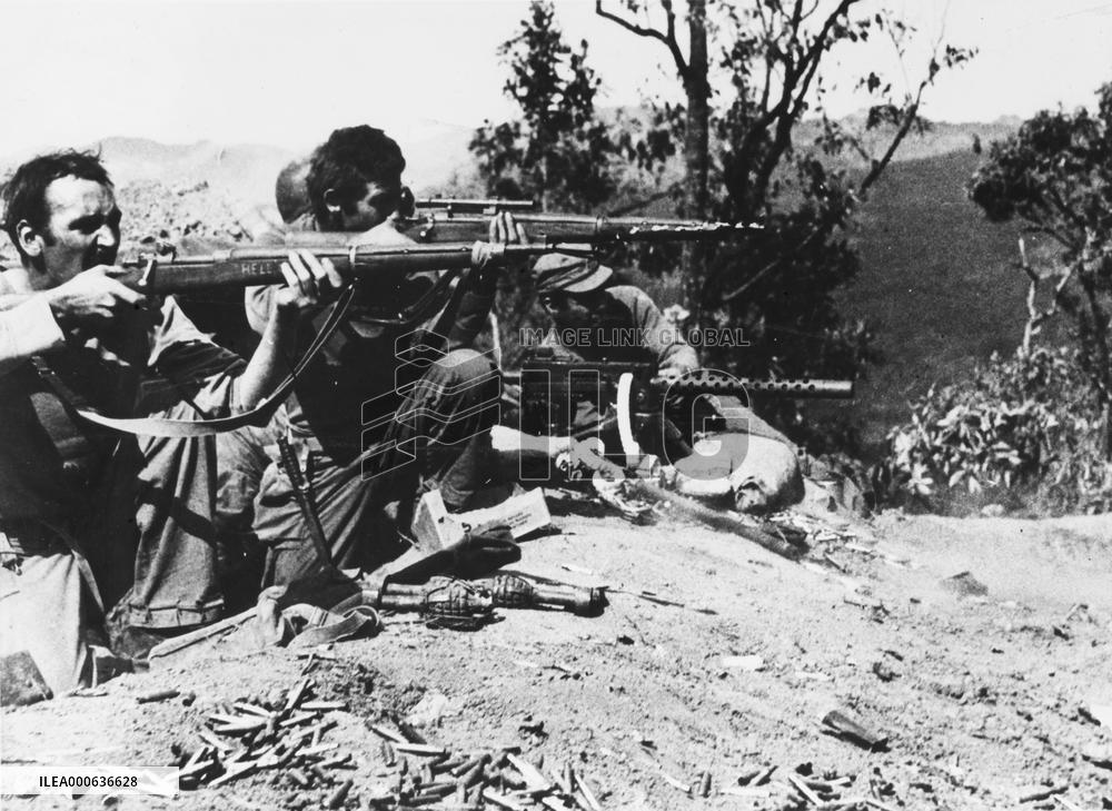 Infantrymen of the U.S. Mars Task Force - 1944