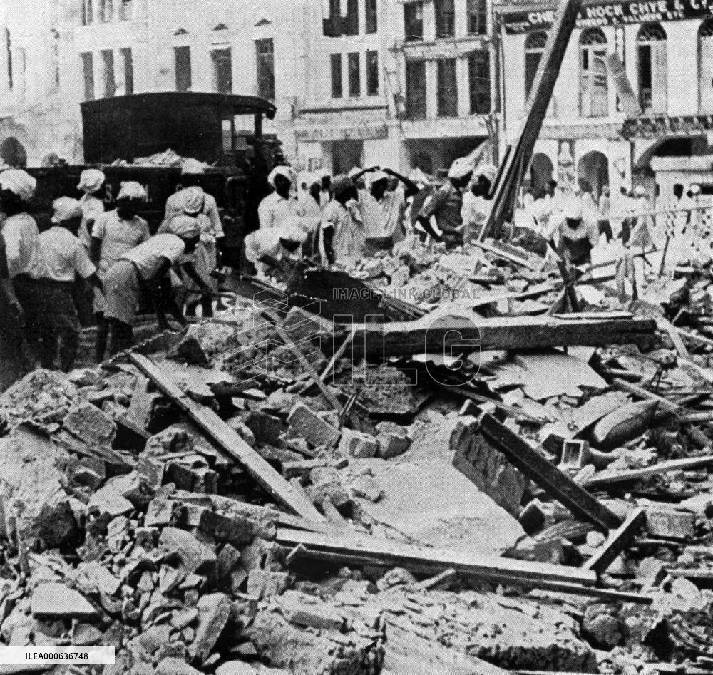 Japanese raid on Singapore