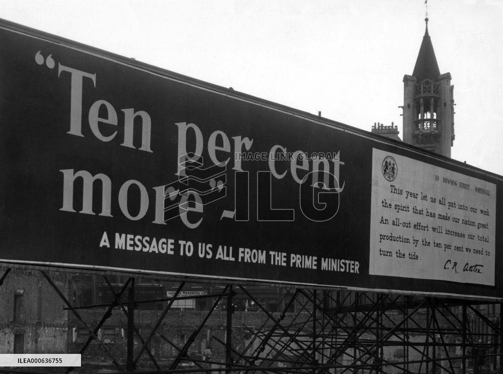 Ten per cent more poster, 1948