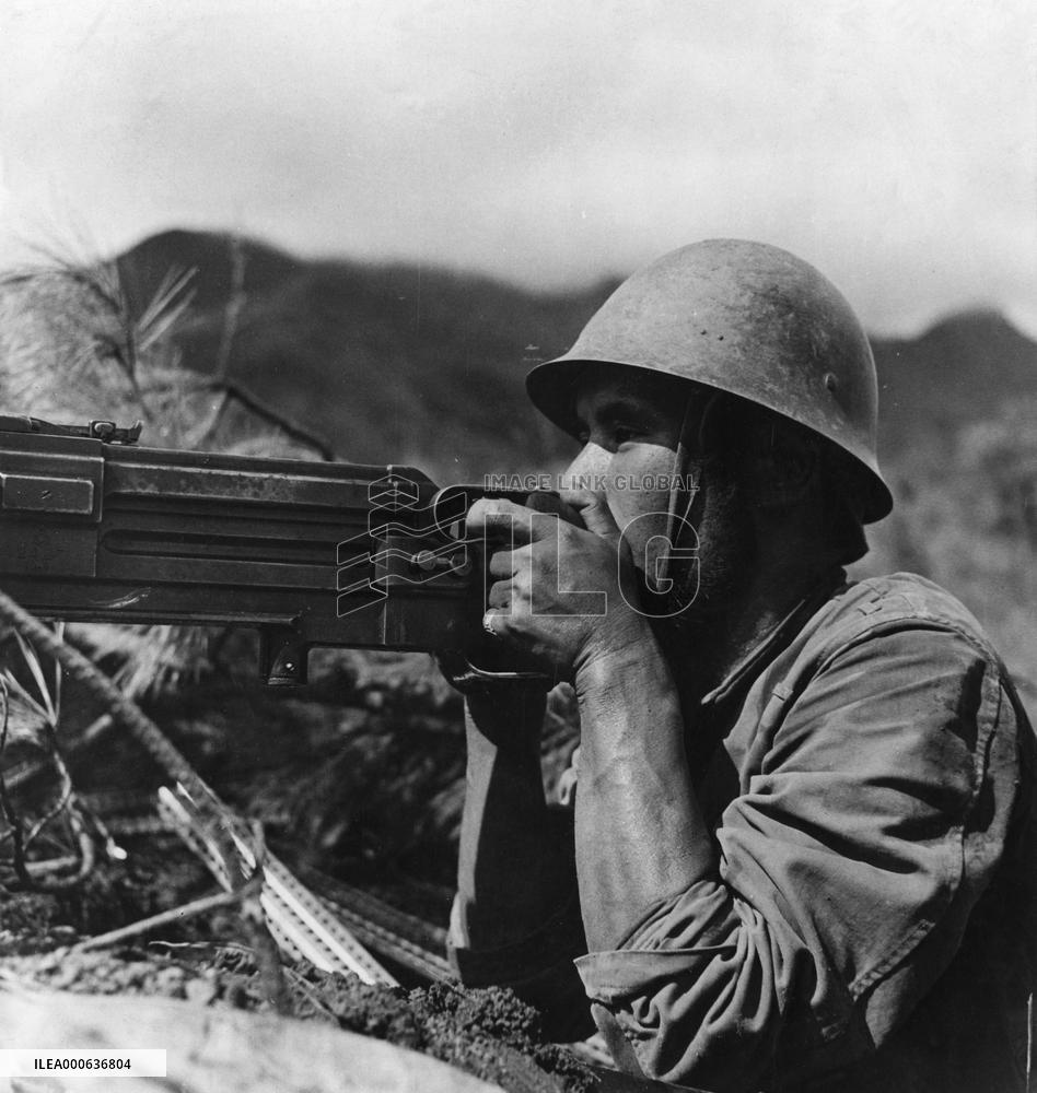 Japanese Machine Gunner