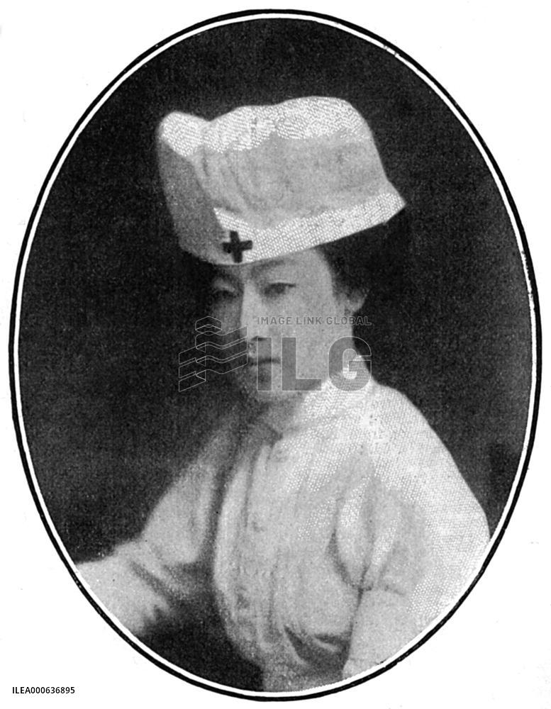 A Japanese Red Cross nurse, 1915.