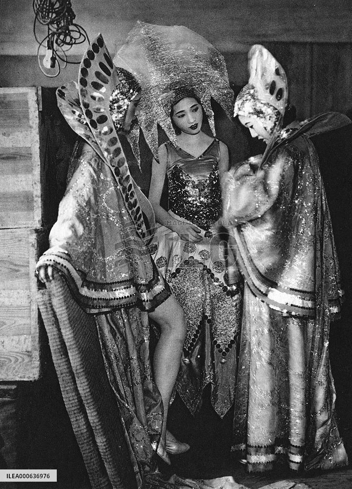 Three Japanese chorus girls