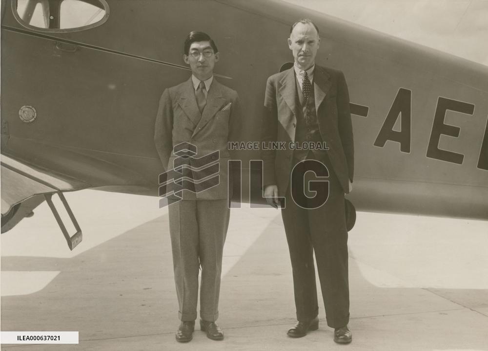 Prince Chichibu of Japan (1902-1953), left