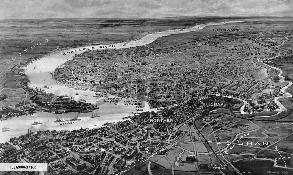 Shanghai, international settlements 1932