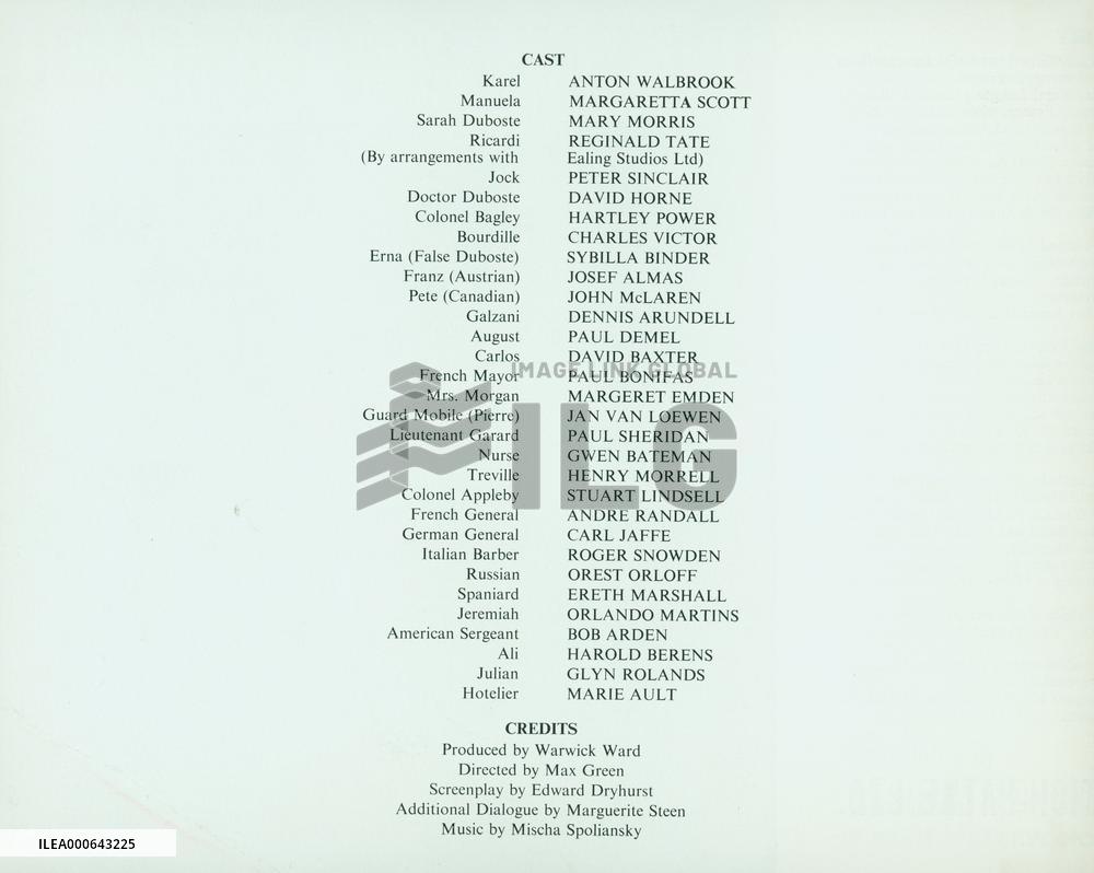 The Man from Morocco (1945) Film