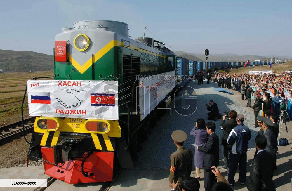 Railway connecting Russia and N. Korea
