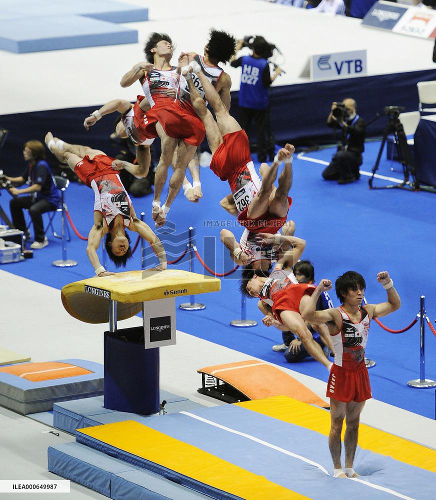 World champion Uchimura's vault performance