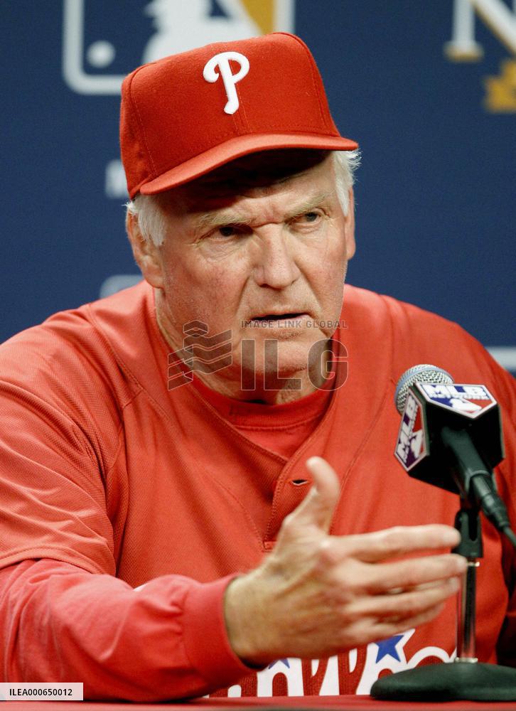 Phillies manager Charlie Manuel