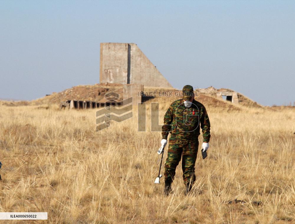 Former Soviet nuclear test site in Kazakhstan