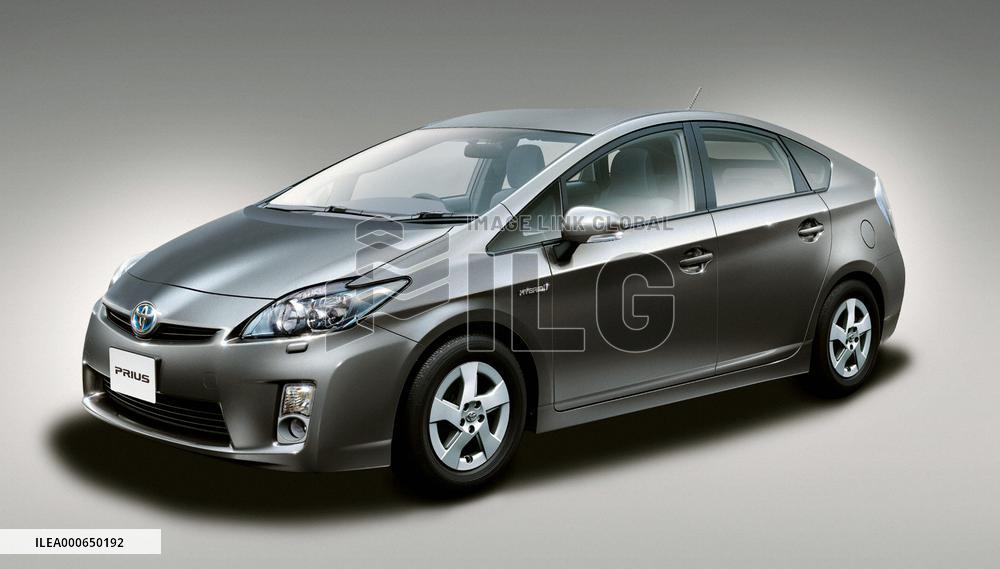 Special Prius with LED headlights