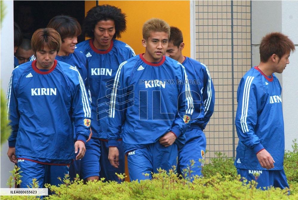 (1)Japan squad braces up for international friendlies