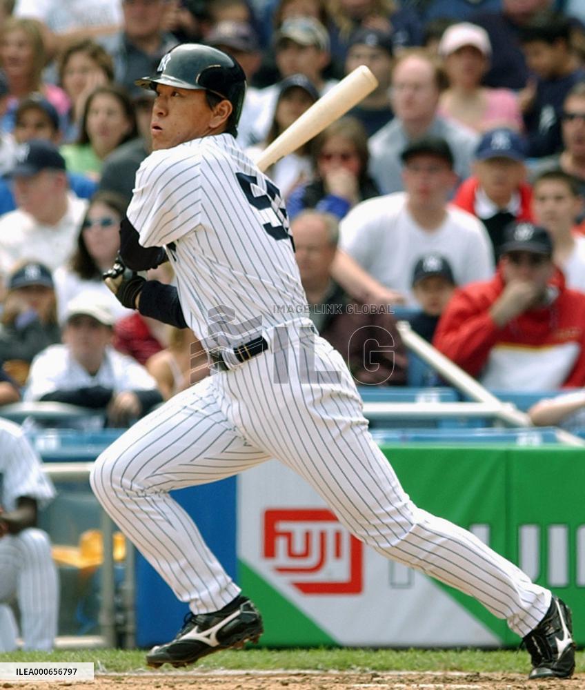 Yankees' Matsui goes 2-for-3 with an RBI against Royals