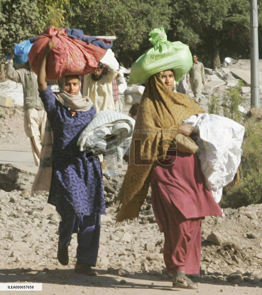 Scenes from quake-hit Pakistan