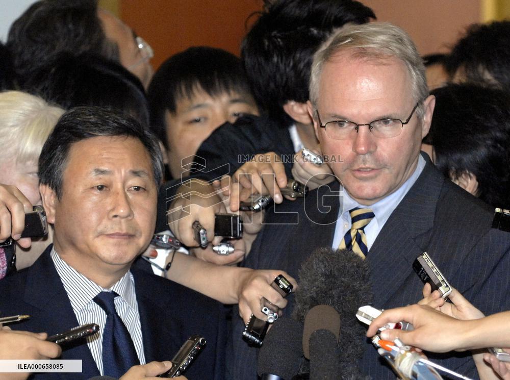 Hill back in S. Korea after N. Korea trip