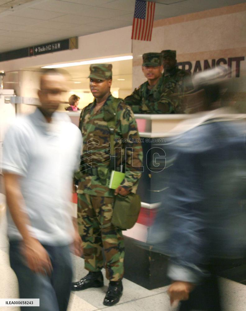 N.Y. takes steps to protect subways due to threat