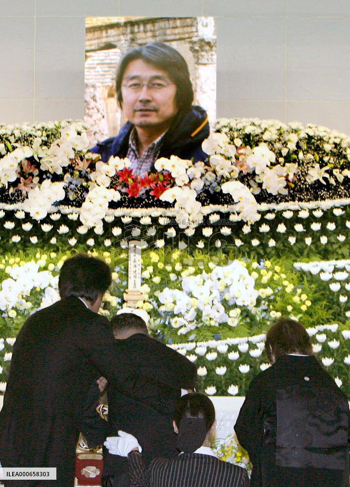 Funeral held for video journalist Nagai shot dead in Myanmar