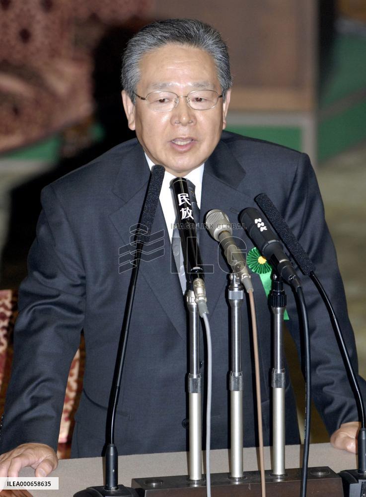 Yonezu denies organizational involvement in defense scandal