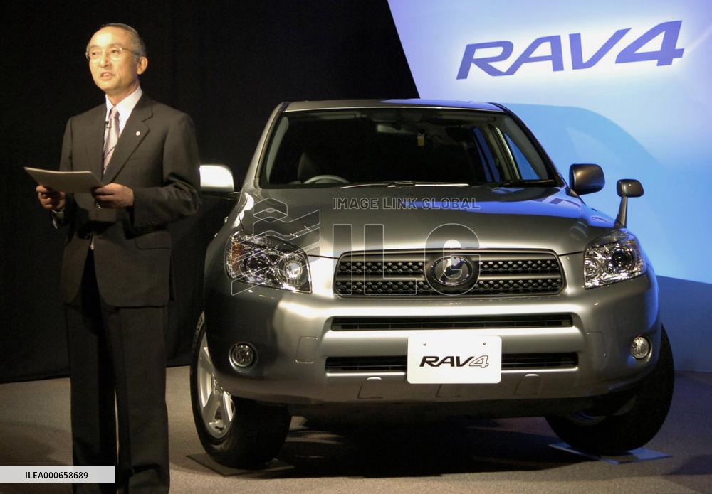 Toyota unveils restyled RAV4 compact SUV