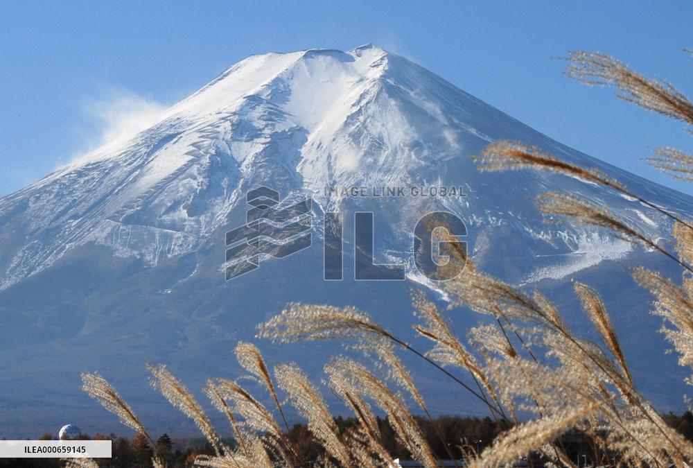 Snow-capped Mt. Fuji