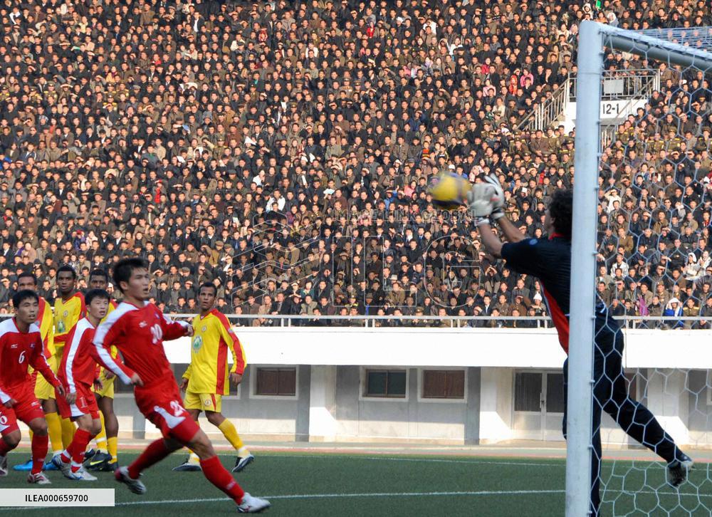 Brazilian club plays friendly game in Pyongyang