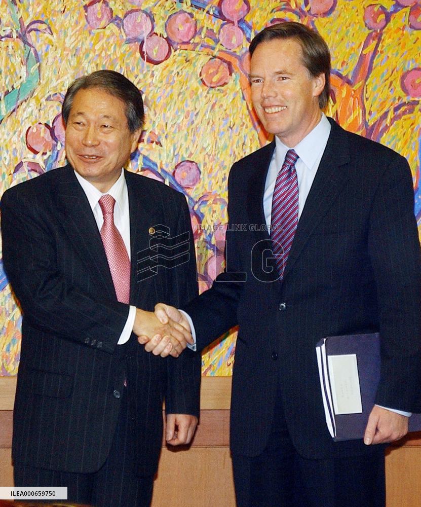 U.S. Undersecretary of State Burns in Seoul