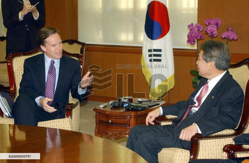 U.S. Undersecretary of State Burns in Seoul