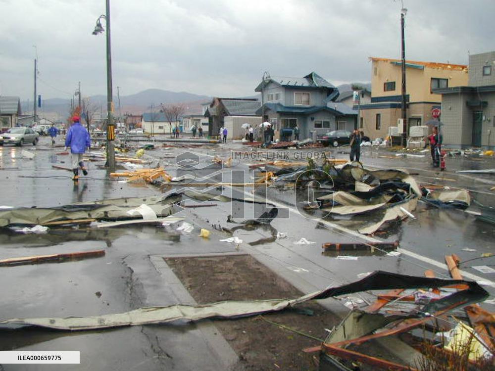 At least 9 die, 21 injured as tornado hits northern Japan