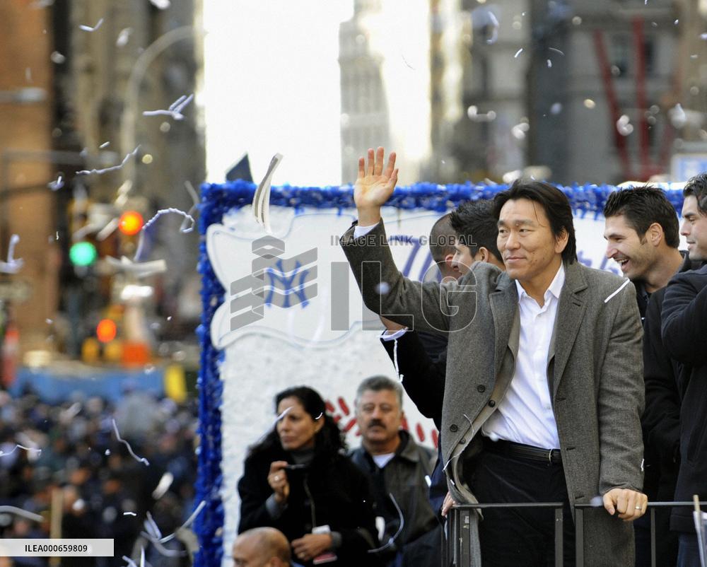 N.Y. Yankees World Series victory parade in N.Y.