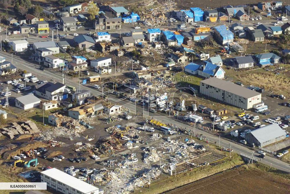 Work begins to clear rubble after deadly tornado in Saroma