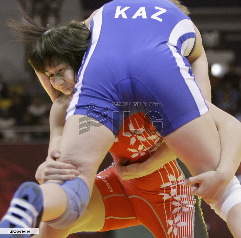 Japanese women win 3 wrestling golds