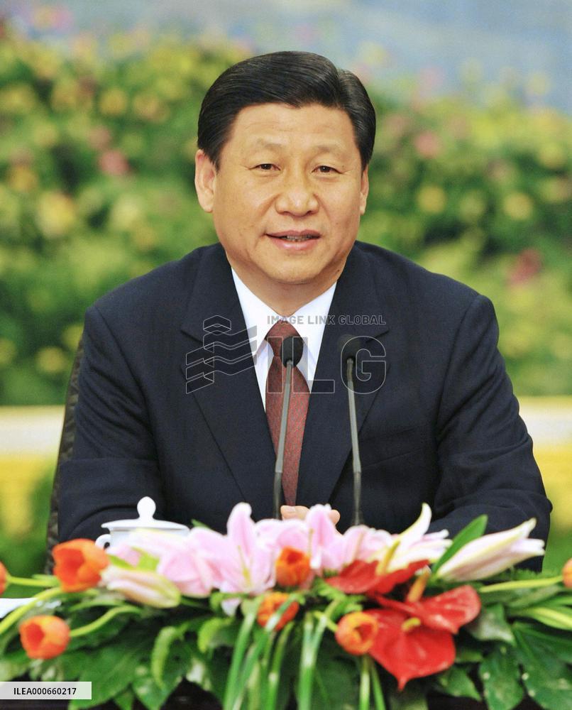 China's Xi talks of ties with Japan