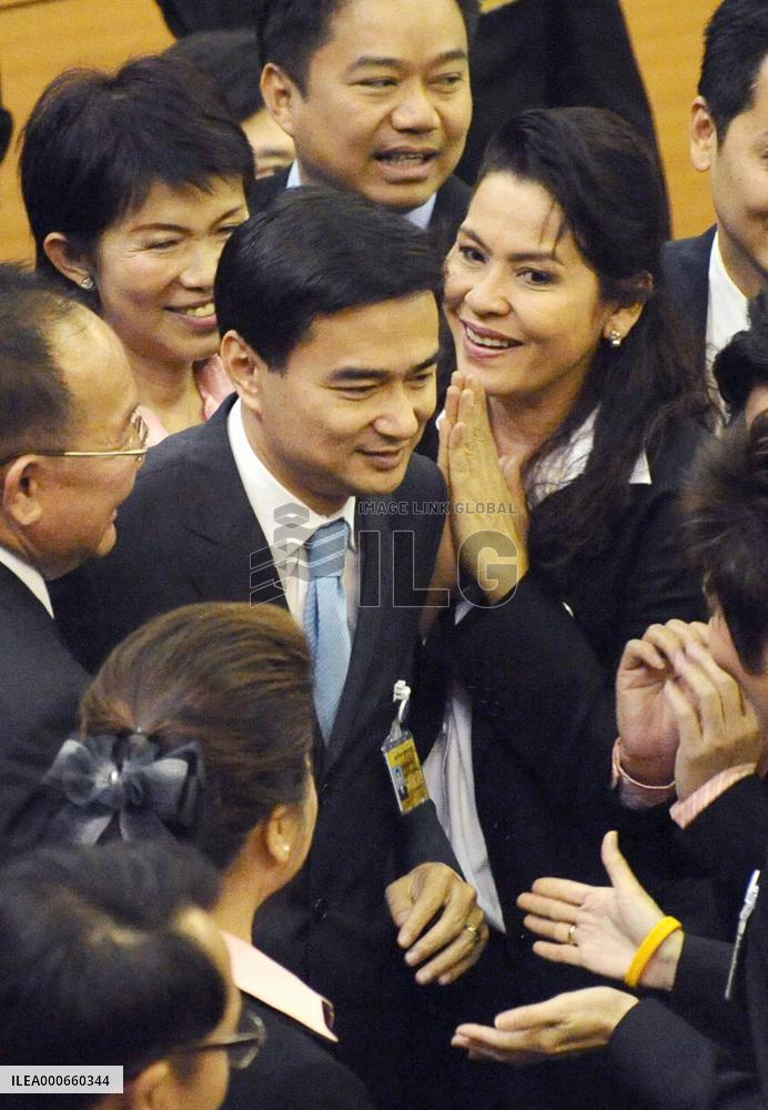 Thai opposition party leader Abhisit becomes new premier