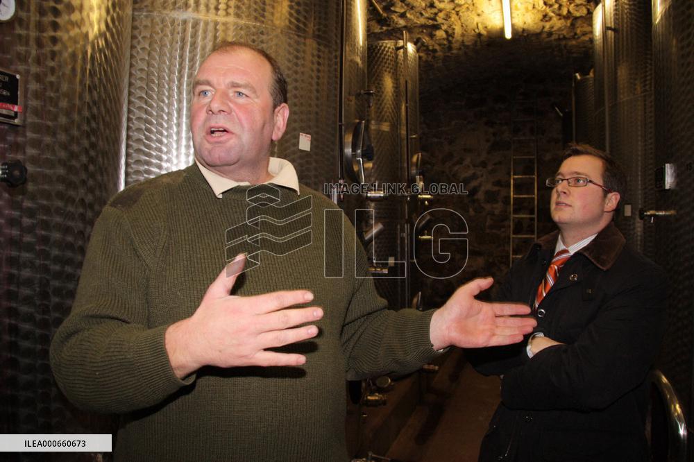 Austrian winegrower produces 'Tenno' red wine