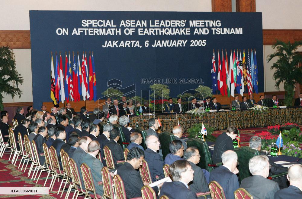 82)World leaders gather for meeting on Asian quake, tsunami reli