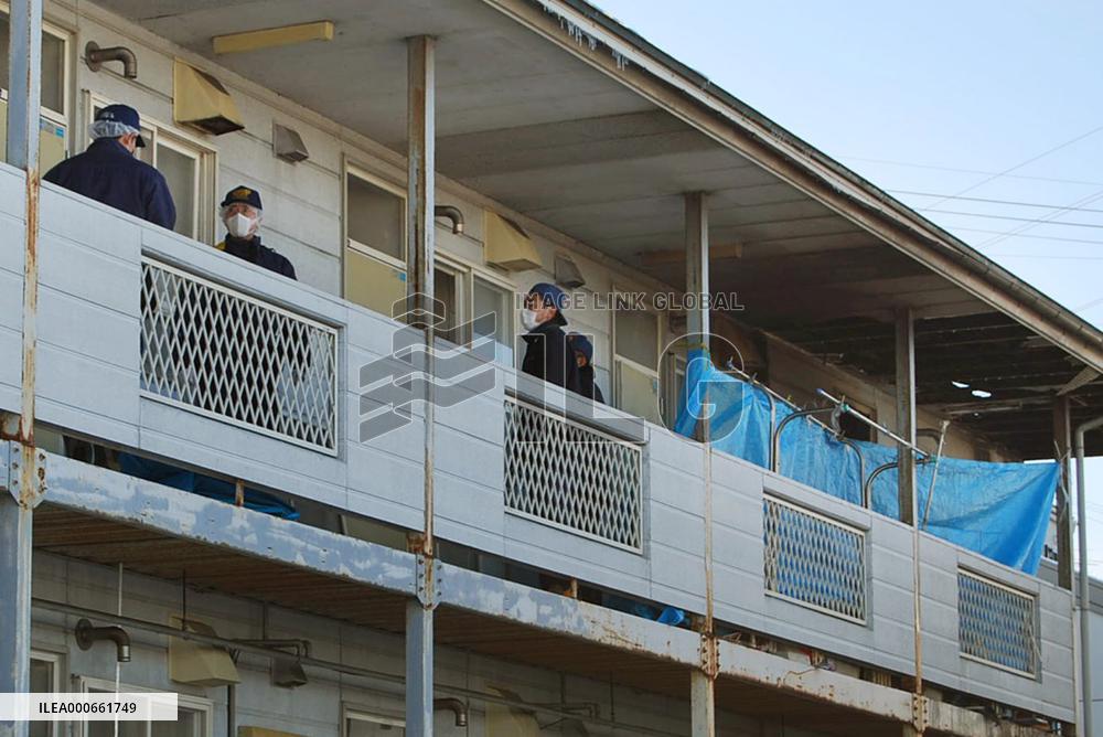 3 die in apartment fire in Hachinohe, murder suspected