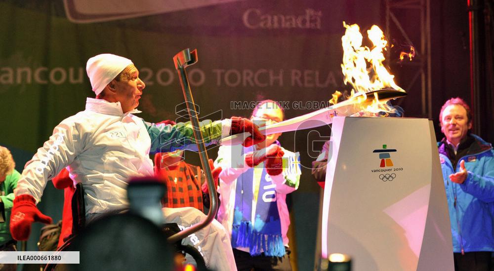Olympic torch arrives in Richmond