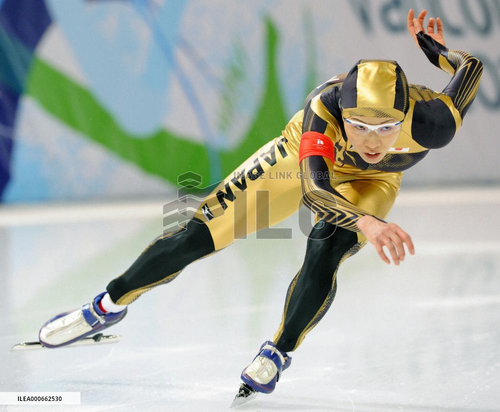 Shinya finishes 14th in women's 500-meter speed skating