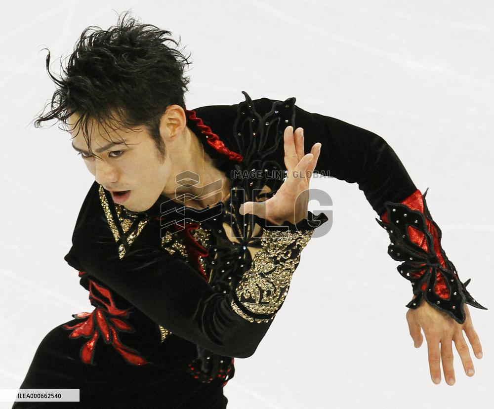 Japan's Takahashi performs in men's short program