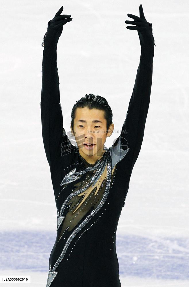 Japan's Oda finishes 4th in men's short program