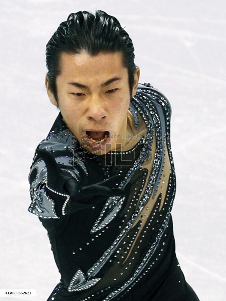 Japan's Oda performs in men's short program