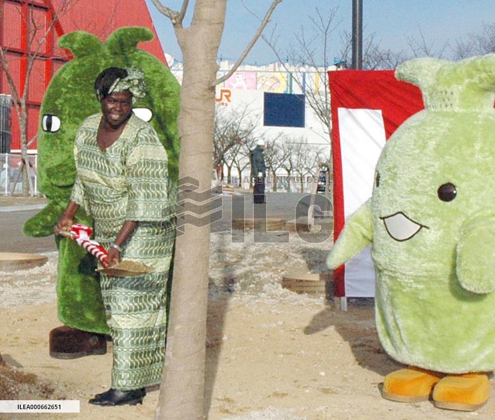 Kenyan deputy environment minister visits EXPO site