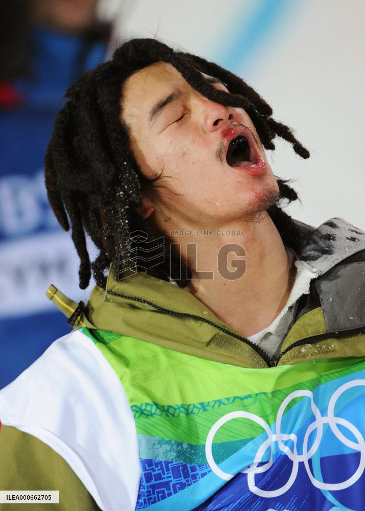 Kokubo finishes 8th in snowboard men's halfpipe
