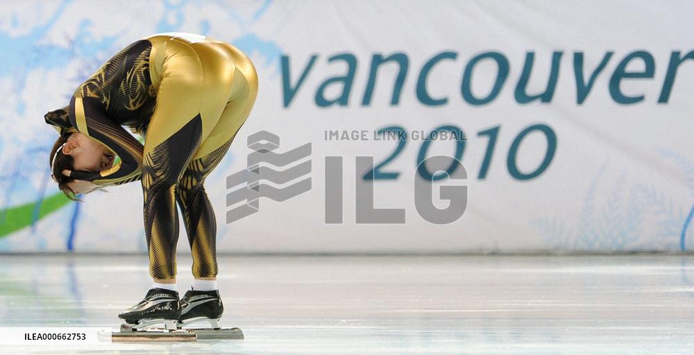 Yoshii 15th in women's 1,000m speed skating